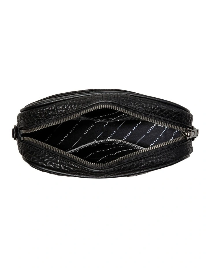 Plunder Zip Top Crossbody Bag In Black Bubble 7 Plunder Zip Top Crossbody Bag In Black Bubble - Image 5
