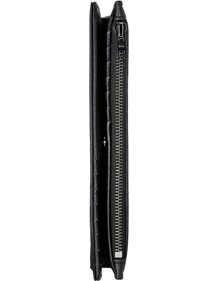 Old Flame Zip Around Wallet In Black 6 Old Flame Zip Around Wallet In Black - Image 4