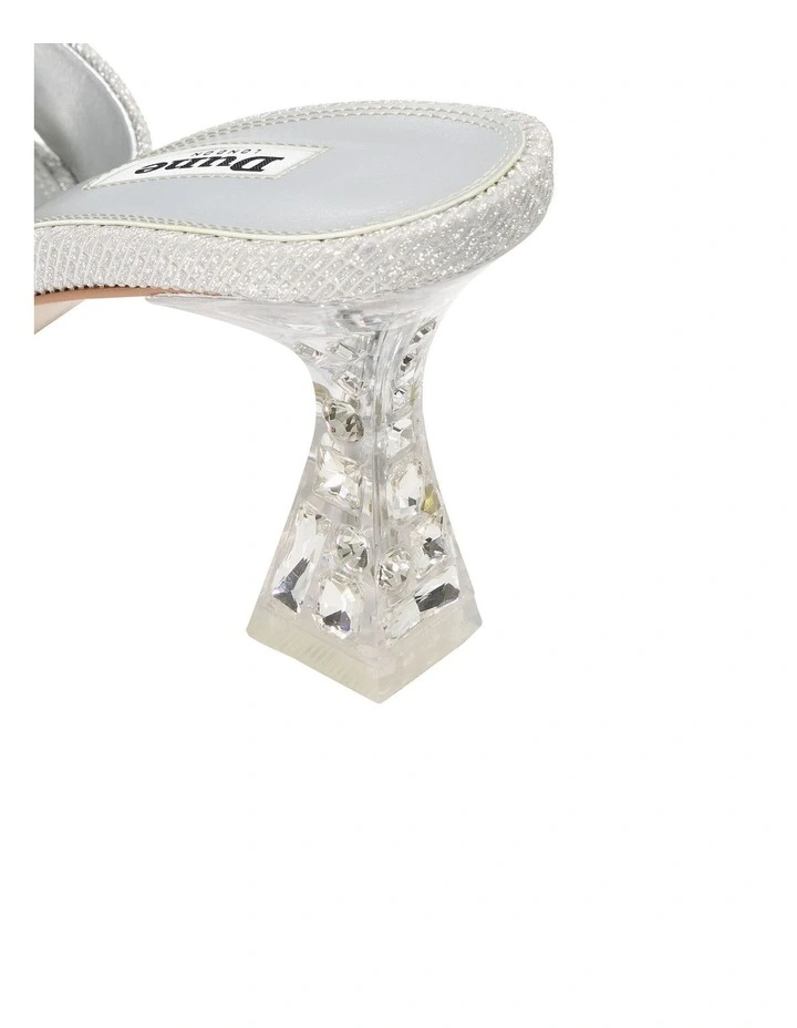 Dune London Mitsie Heels In Silver 5 Dune London Mitsie Heels In Silver - Image 3