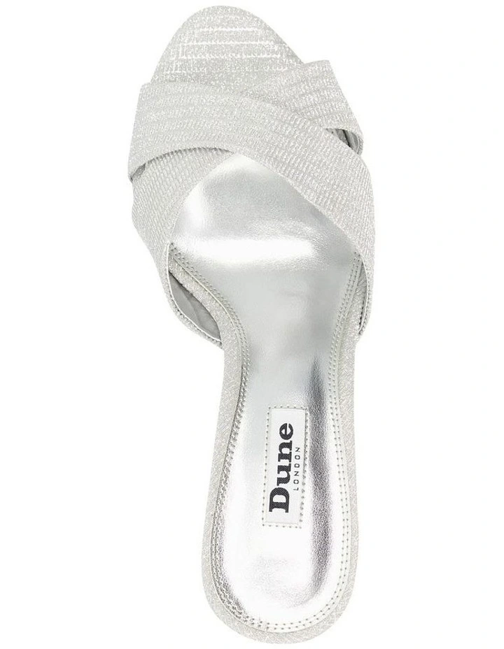 Dune London Mitsie Heels In Silver 6 Dune London Mitsie Heels In Silver - Image 4