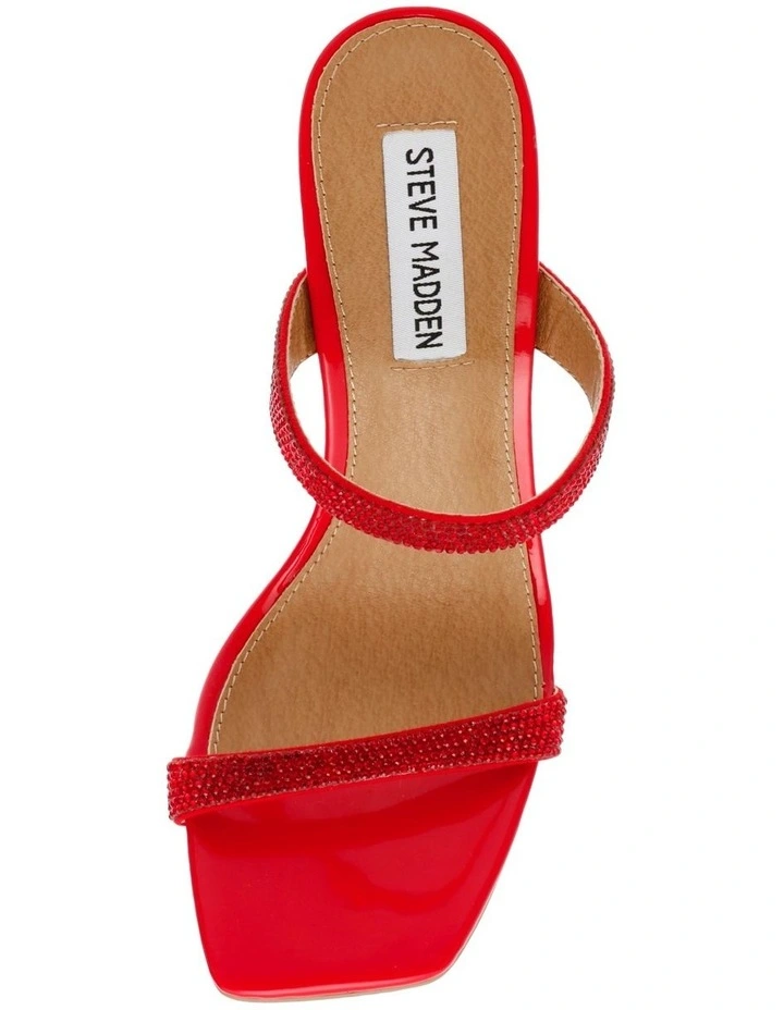 Steve Madden Vacate Heels In Red 6 Steve Madden Vacate Heels In Red - Image 4