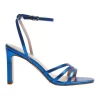 Lara Sandals In Blue Metallic