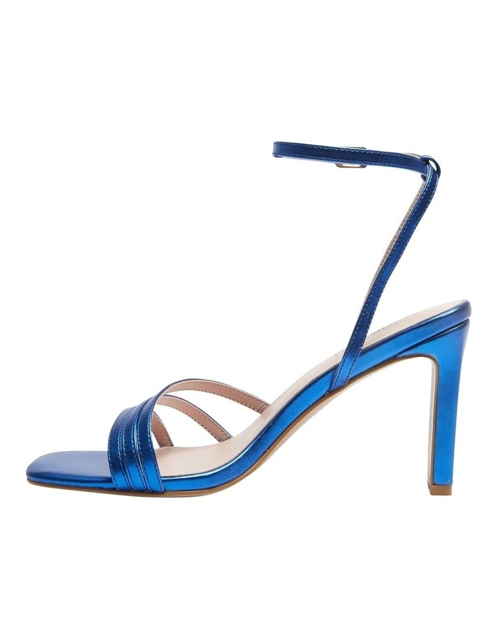 Lara Sandals In Blue Metallic 5 Lara Sandals In Blue Metallic - Image 3