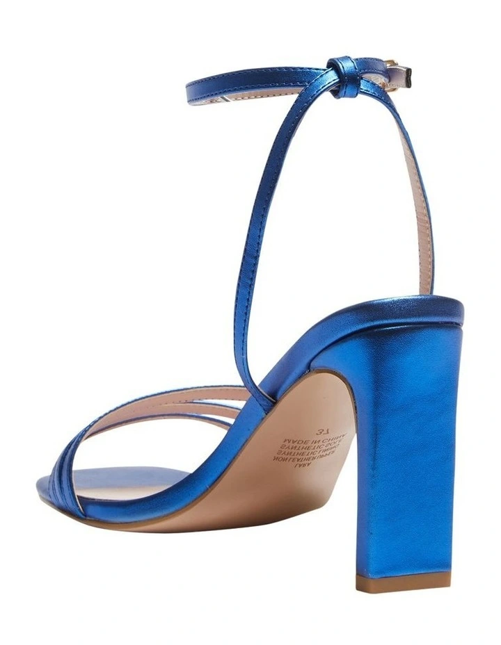 Lara Sandals In Blue Metallic 8 Lara Sandals In Blue Metallic - Image 6
