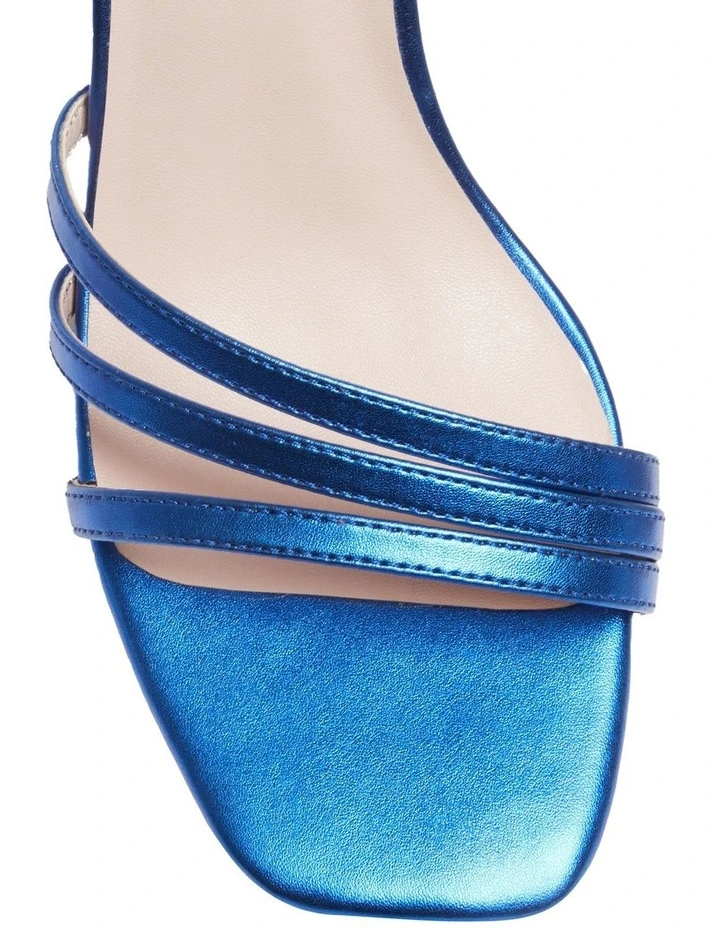 Lara Sandals In Blue Metallic 9 Lara Sandals In Blue Metallic - Image 7
