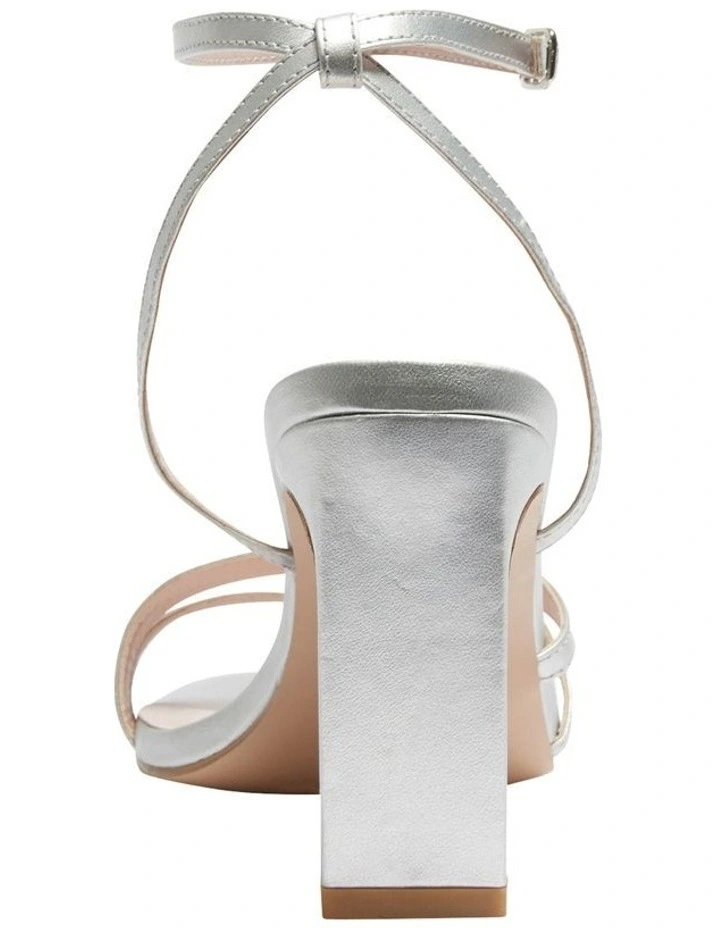 Lara Sandals In Silver Metallic 7 Lara Sandals In Silver Metallic - Image 5