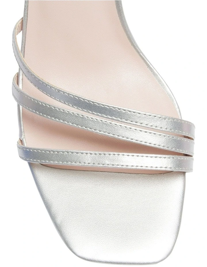Lara Sandals In Silver Metallic 9 Lara Sandals In Silver Metallic - Image 7
