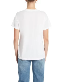 Florence Relaxed Fit Tee In White -Women Summer Clothing Store 956098540 2 720x928