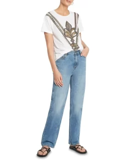 Florence Relaxed Fit Tee In White -Women Summer Clothing Store 956098540 5 720x928