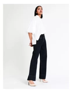 Basque Cropped Puff Sleeve Shirt In Ivory 11 Basque Cropped Puff Sleeve Shirt In Ivory -Women Summer Clothing Store 956210320 4 720x928