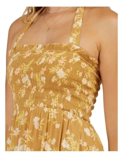 Billabong Piccolo Charlotte Dress In Mustard -Women Summer Clothing Store 956402110 3 720x928