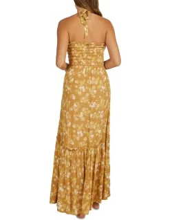 Billabong Piccolo Charlotte Dress In Mustard -Women Summer Clothing Store 956402110 4 720x928
