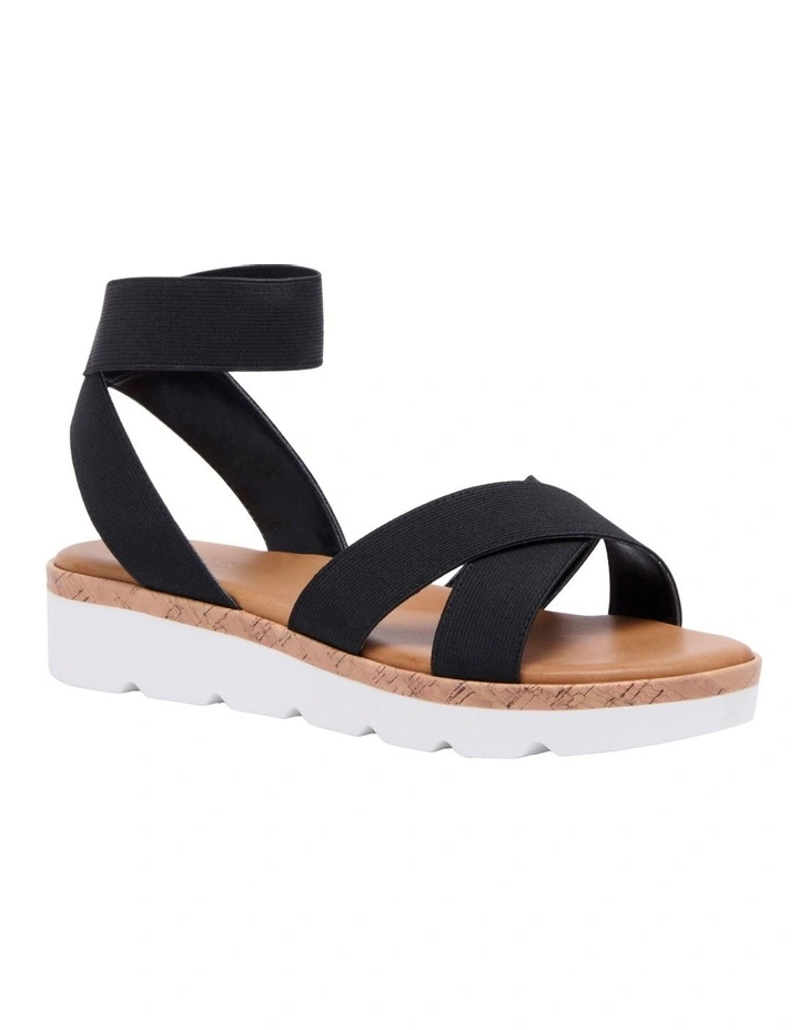 Nine West Bounce Sandals In Black 4 Nine West Bounce Sandals In Black - Image 2