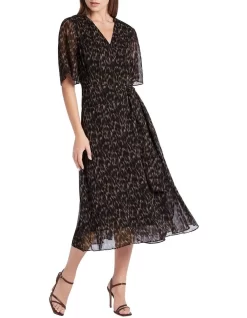 Rya Silk Wrap Dress In Black -Women Summer Clothing Store 957473560 3 720x928