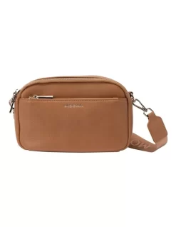 Laural Crossbody Bag In Tan/Silver