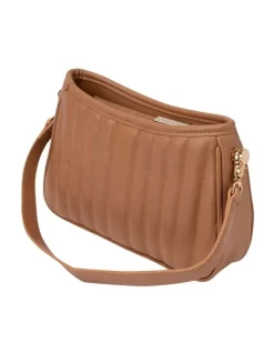 Leona Quilted Shoulder Bag In Brown -Women Summer Clothing Store 958719520 5 720x928