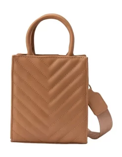 Nina Mini Tote In Brown