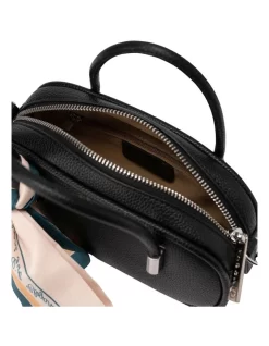 Laney Leather Mini Top Handle Bag In Black -Women Summer Clothing Store 958727890 3 720x928