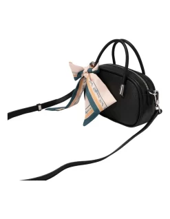 Laney Leather Mini Top Handle Bag In Black -Women Summer Clothing Store 958727890 4 720x928