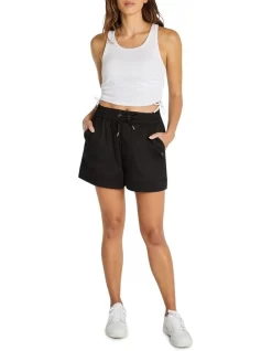 Woven Pocket Shorts In Black -Women Summer Clothing Store 961037200 5 720x928