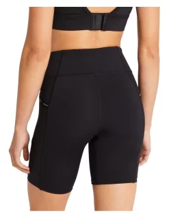 Asana Pocket Bike Shorts In Black -Women Summer Clothing Store 961044040 5 720x928