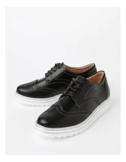 Regatta Camera Flat Shoes In Black Leather -Women Summer Clothing Store 963137530 4 720x928