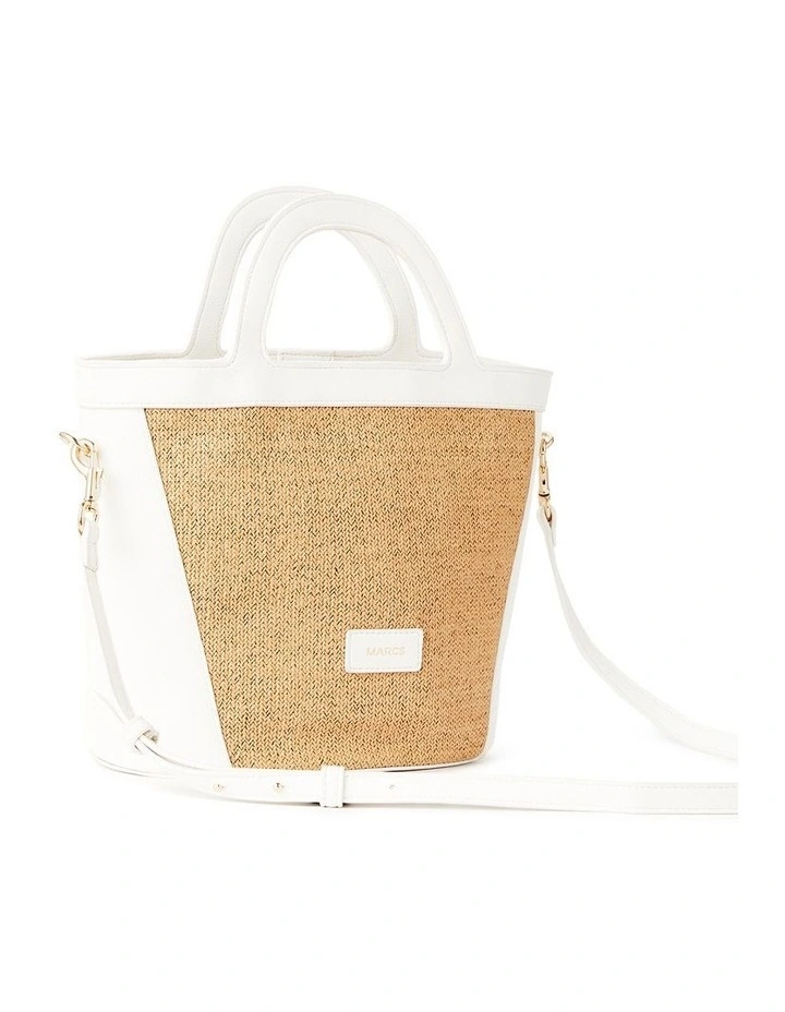 Rowyn Raffia Bag In Ivory 4 Rowyn Raffia Bag In Ivory - Image 2