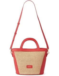 Rowyn Raffia Bag In Tulip