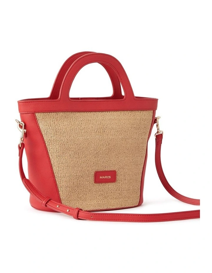 Rowyn Raffia Bag In Tulip 4 Rowyn Raffia Bag In Tulip - Image 2