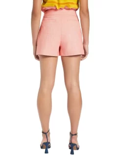 Breakaway Textured Shorts In Rose Dust -Women Summer Clothing Store 963230860 3 720x928