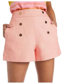 Breakaway Textured Shorts In Rose Dust -Women Summer Clothing Store 963230860 4 720x928