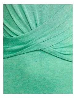 Oxford Holly Sleeveless Knit Dress In Green -Women Summer Clothing Store 963295120 6 720x928