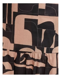 Oxford Olivia Geo Print Voile Skirt In Mocha 13 Oxford Olivia Geo Print Voile Skirt In Mocha -Women Summer Clothing Store 963297010 6 720x928