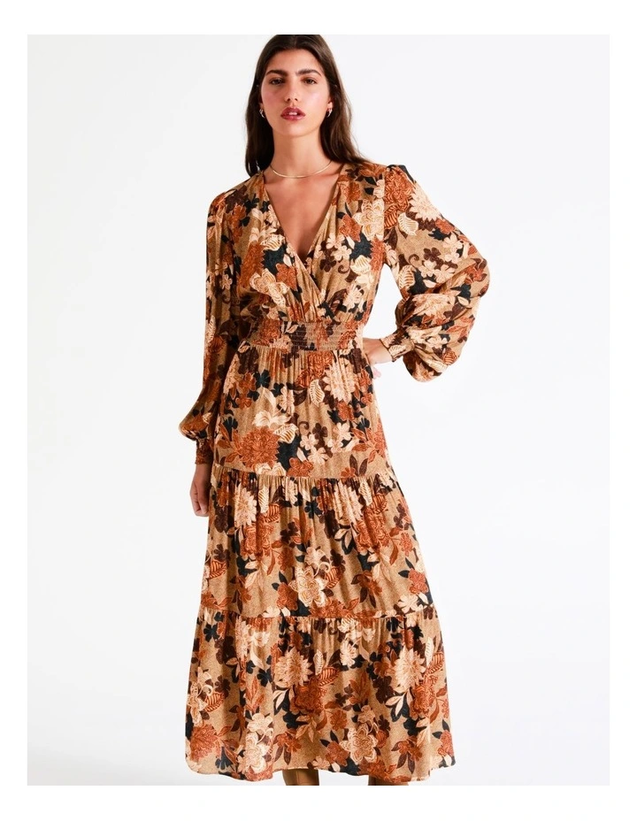 Shirred Waist Dress In Assorted 4 Shirred Waist Dress In Assorted - Image 2