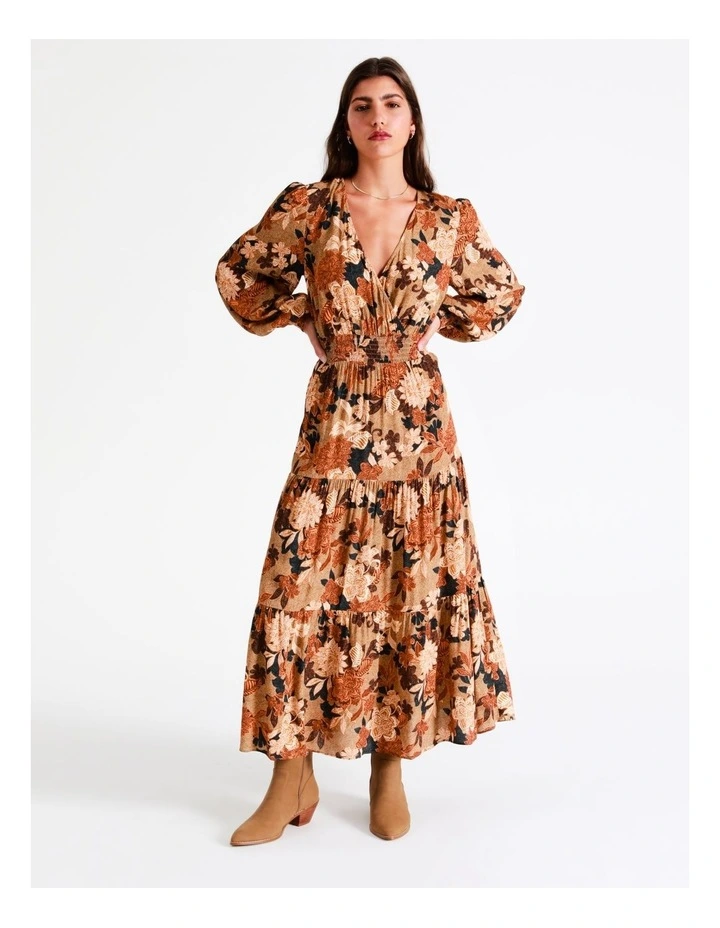 Shirred Waist Dress In Assorted 7 Shirred Waist Dress In Assorted - Image 5