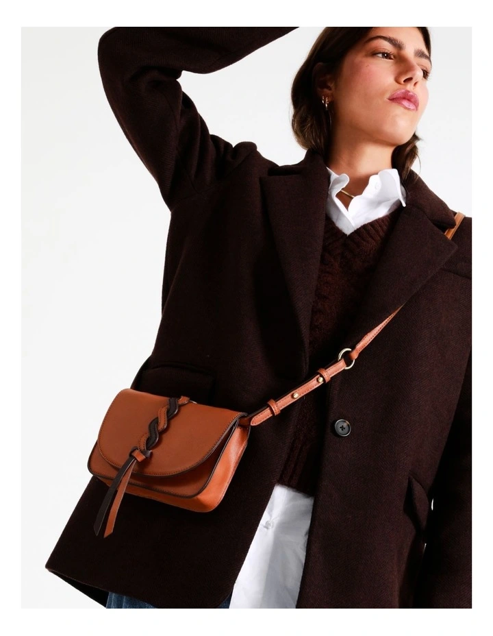 Cisco Crossbody Bag In Tan 6 Cisco Crossbody Bag In Tan - Image 4