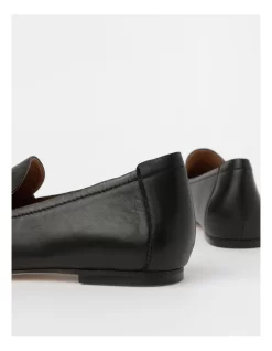 Basque Melvin Flat Shoes In Black In Leather -Women Summer Clothing Store 965656810 6 720x928