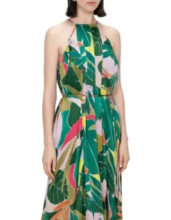 Daintree Print Maxi Dress In Green Multi -Women Summer Clothing Store 966364930 3 1 720x928
