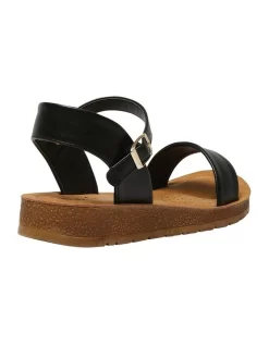 Eliza Sandals In Black Smooth -Women Summer Clothing Store 966820420 4 720x928