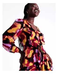 Crinkle Balloon Sleeve Ruffle Mini Dress In Assorted -Women Summer Clothing Store 967028950 4 720x928