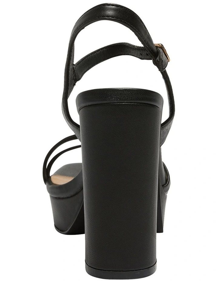 Lulu Smooth Sandals In Black 7 Lulu Smooth Sandals In Black - Image 5