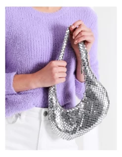 Tash Shoulder Bag In Silver -Women Summer Clothing Store 968080330 4 1 720x928