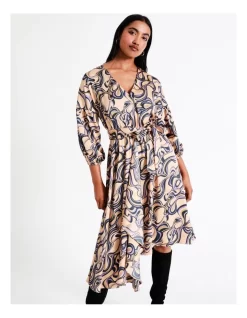 Basque Recycled Satin Staggered Hem Midi Dress In Assorted 14 Basque Recycled Satin Staggered Hem Midi Dress In Assorted -Women Summer Clothing Store 968713930 6 720x928