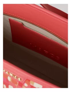 Tenerife Top Handle Tote Bag In Pink Print -Women Summer Clothing Store 969378220 5 720x928