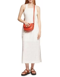 Oxford Carrie Linen Midi Dress In White -Women Summer Clothing Store 970440940 5 720x928