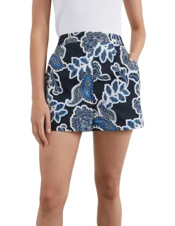 French Connection Printed Short In Multi