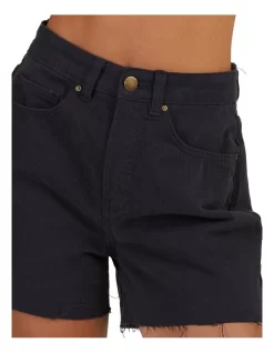 Billabong Riley Shorts Off In Black -Women Summer Clothing Store 975661120 6 720x928