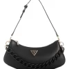 Guess Corina Zip Top Shoulder Bag In Black 1 Guess Corina Zip Top Shoulder Bag In Black -Women Summer Clothing Store 977208400 1 720x928