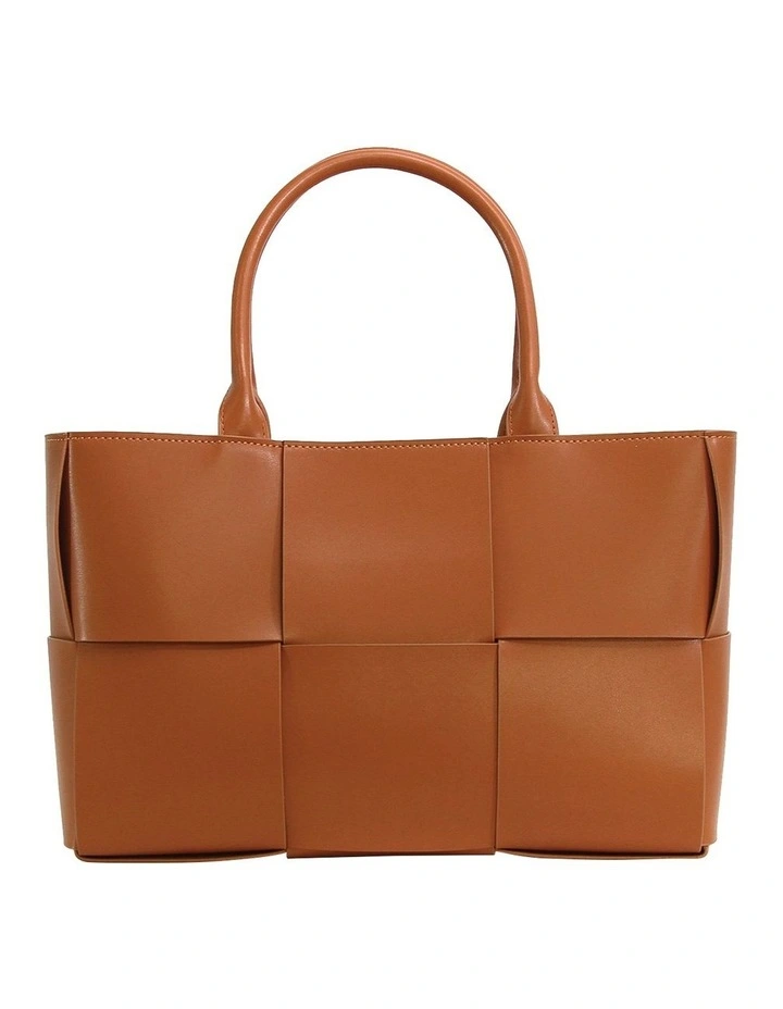 Long Way Home Woven Tote In Brown 5 Long Way Home Woven Tote In Brown - Image 3