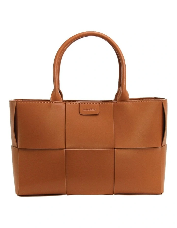 Long Way Home Woven Tote In Brown 7 Long Way Home Woven Tote In Brown - Image 5